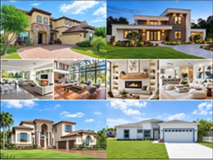 Luxurious facades and interiors